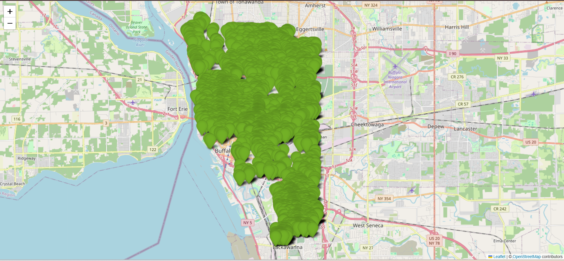 Tree Planting Map